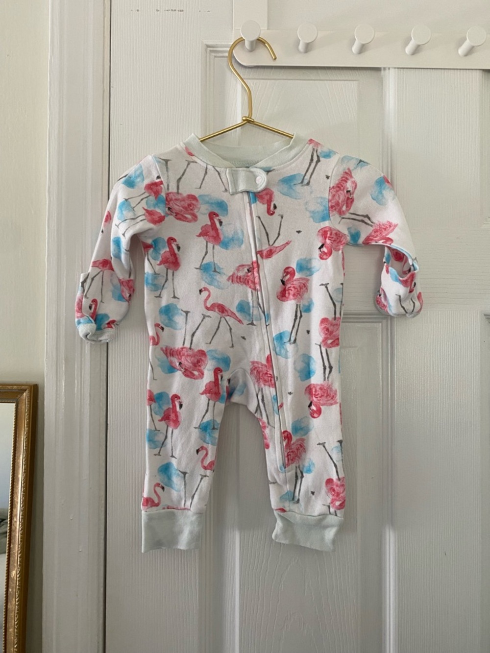 Burt’s Bees Flamingo Bodysuit